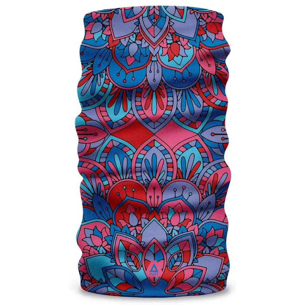 MATT Kinder nekwarmer MATT Kids Scarf Coolmax Eco leavesk