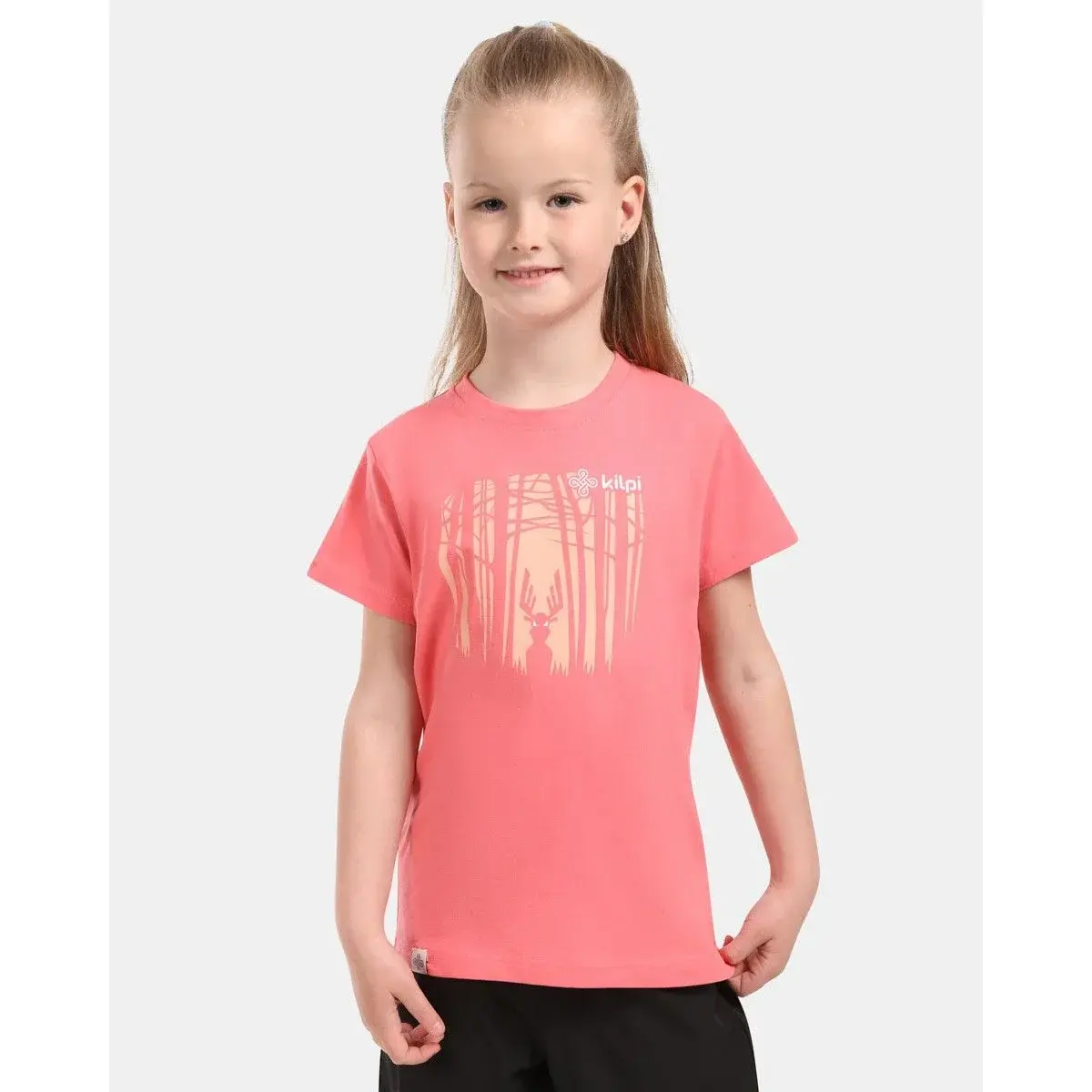 Meisjes katoenen shirt Kilpi MALGA-JG roze