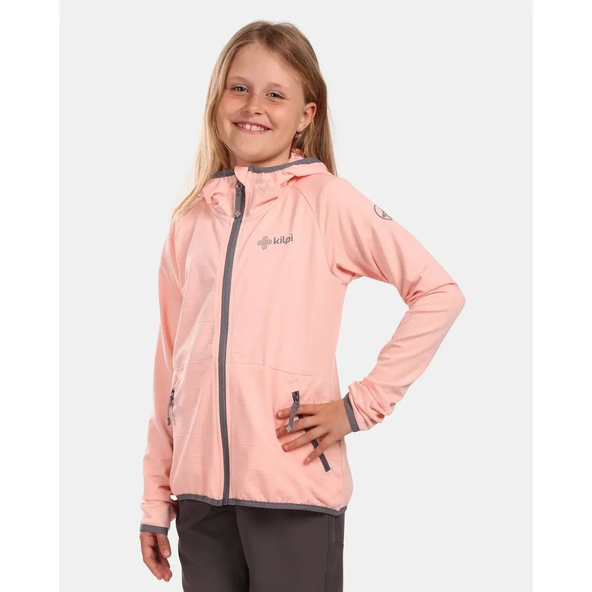 Kilpi Meisjes sporttrui Kilpi Memphis-JG coral