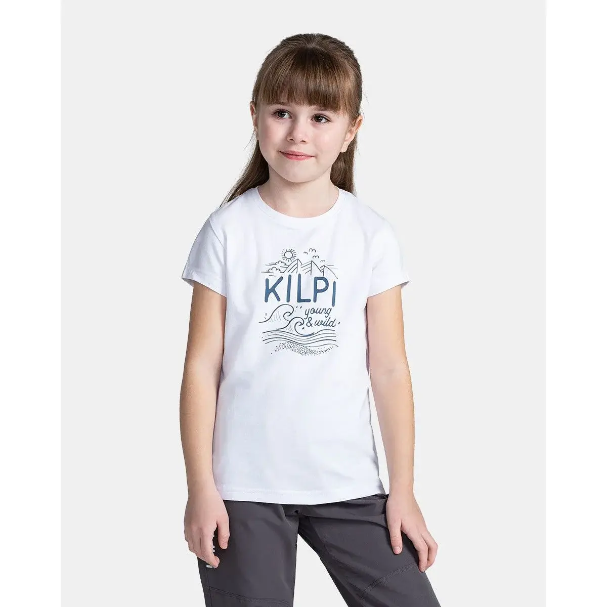 Kilpi Meisjesshirt Kilpi Malga-JG wit
