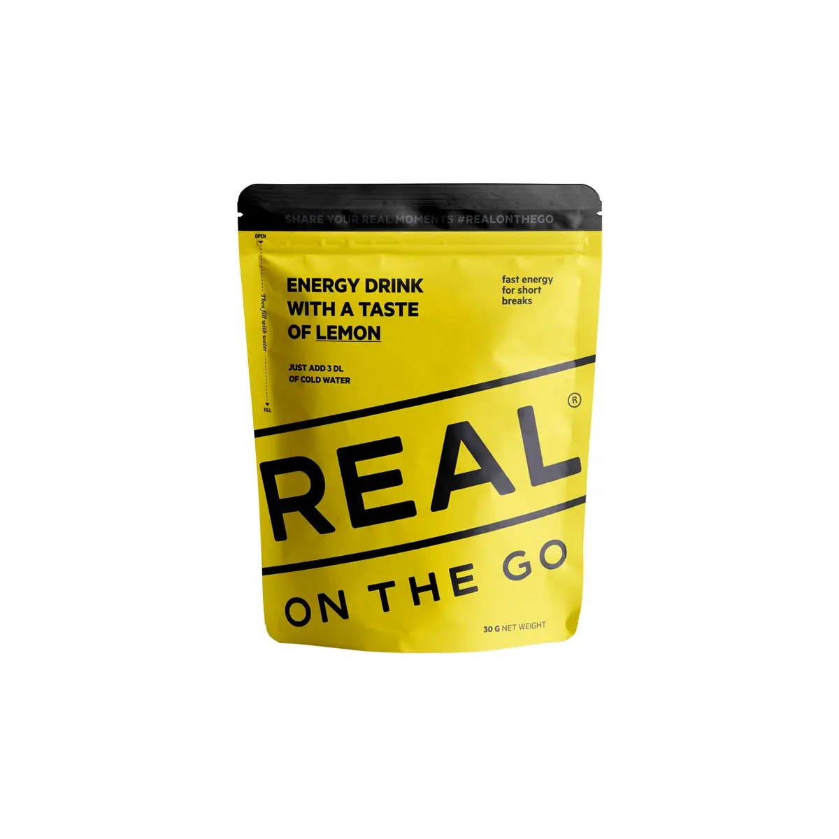 REAL Turmat Energiedrank citroen REAL Turmat 30 g