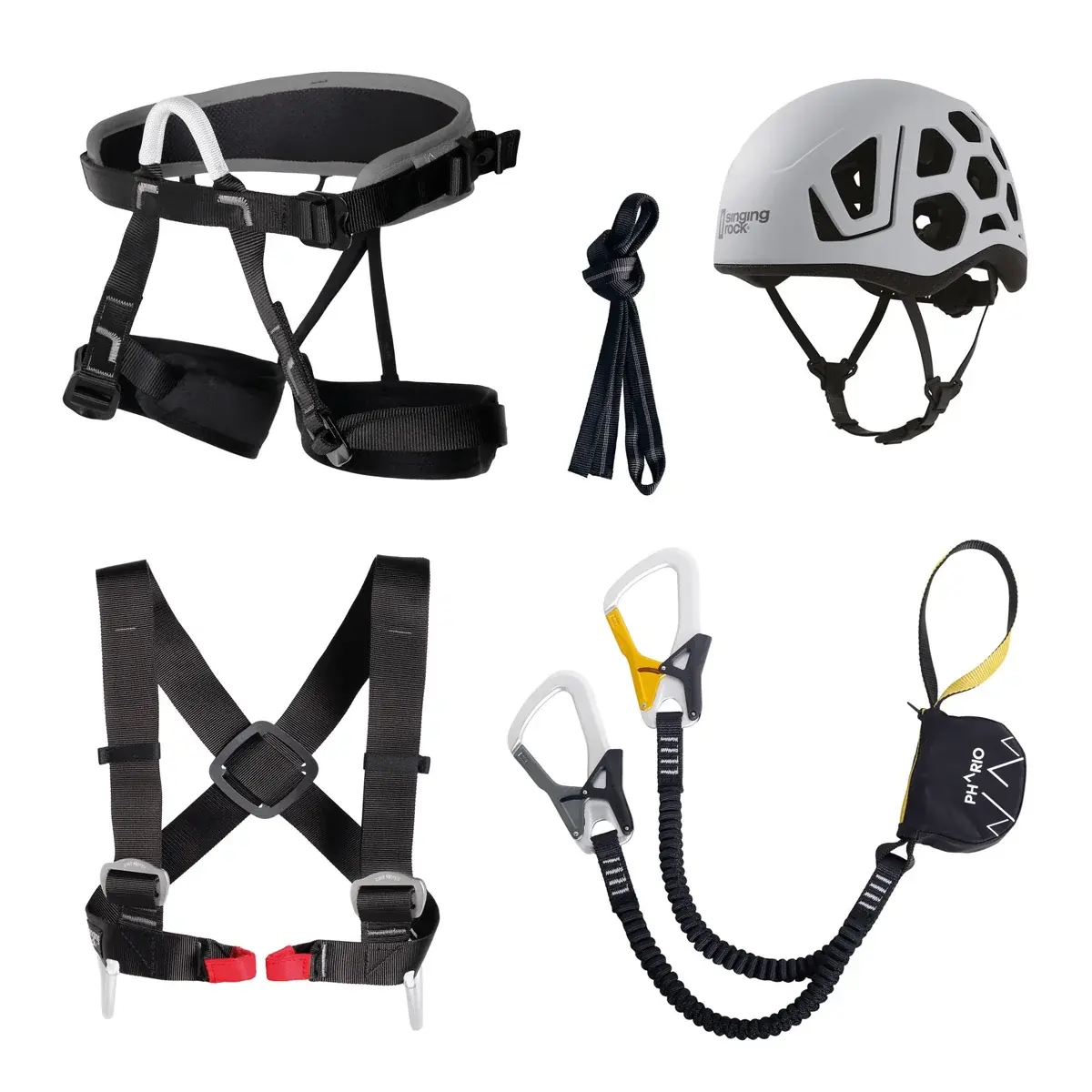 Singing Rock Via ferrata-set Singing Rock Packet Ferrata EXP II wit