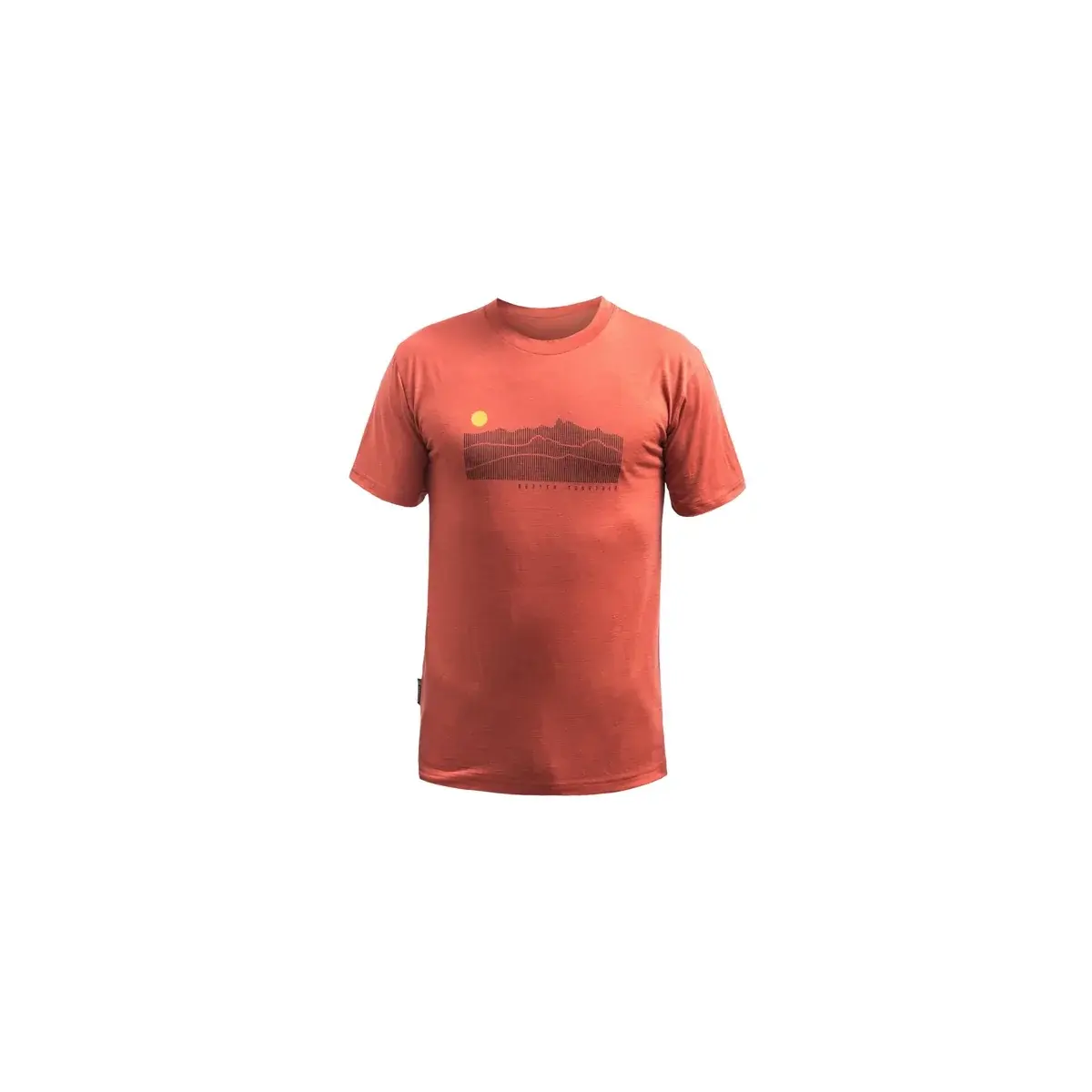 Functioneel shirt Sensor Merino Active Sunrise terracotta