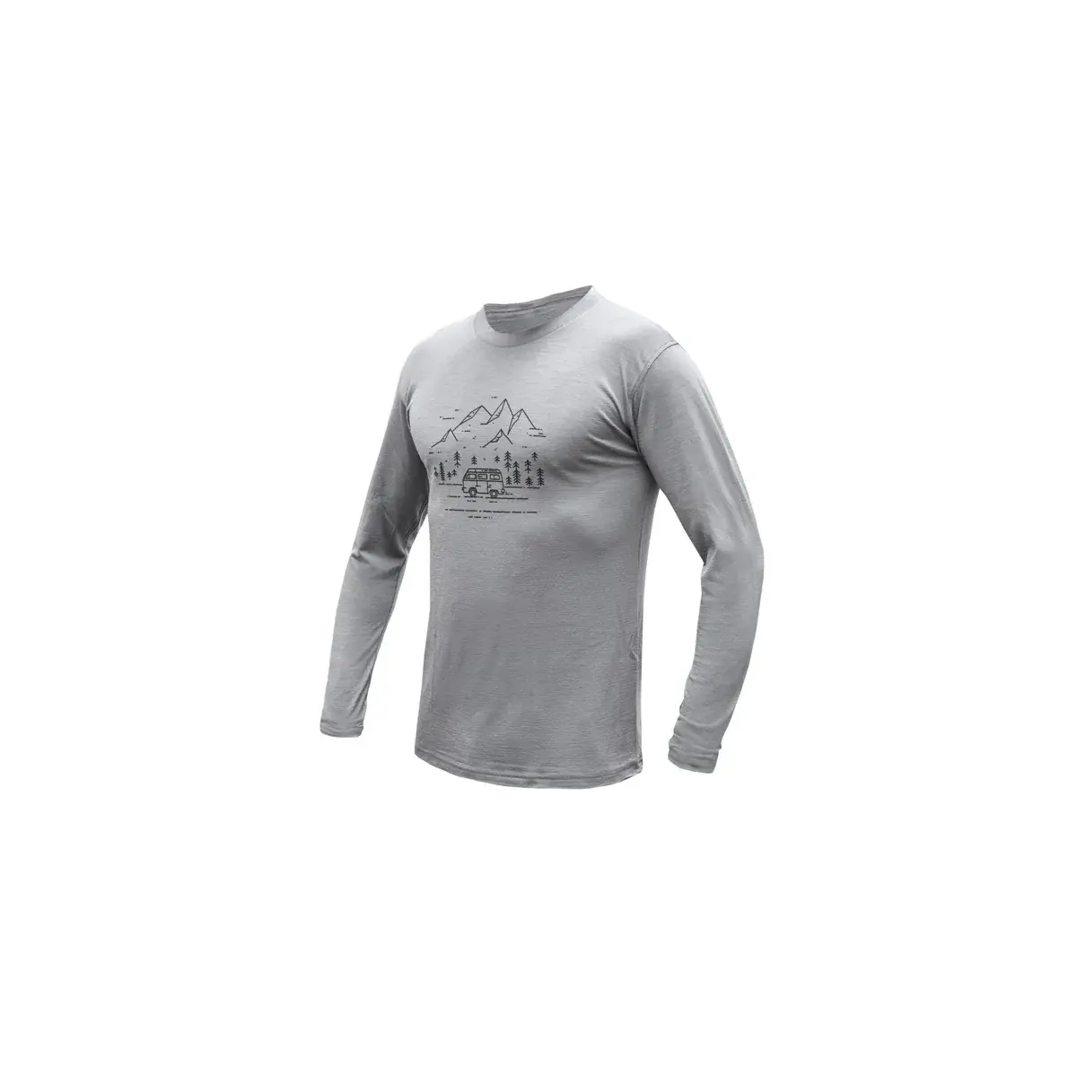 Sensor Functioneel shirt Sensor MERINO ACTIVE VAN LIFE grijs