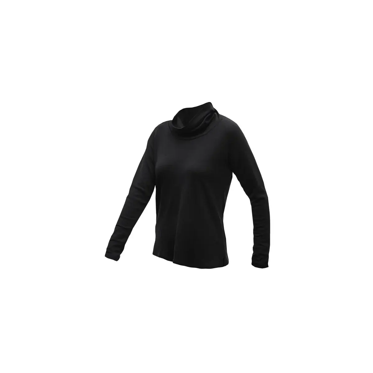 Sensor Functioneel shirt Sensor Merino Blend rolkraag zwart