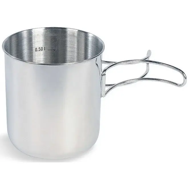 Tatonka Roestvrijstalen mok Tatonka Handle Mug 600ml Silver