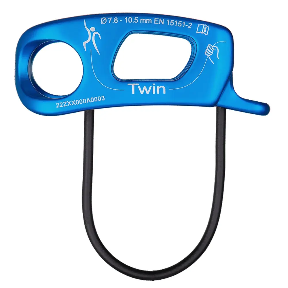 Rock Empire Zeker- en abseilapparaat Rock Empire Twin zwart