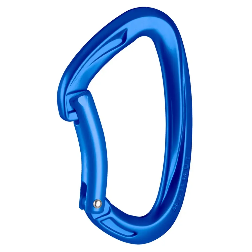 Mammut Karabiner Mammut Crag key Lock Bent Gate blauw