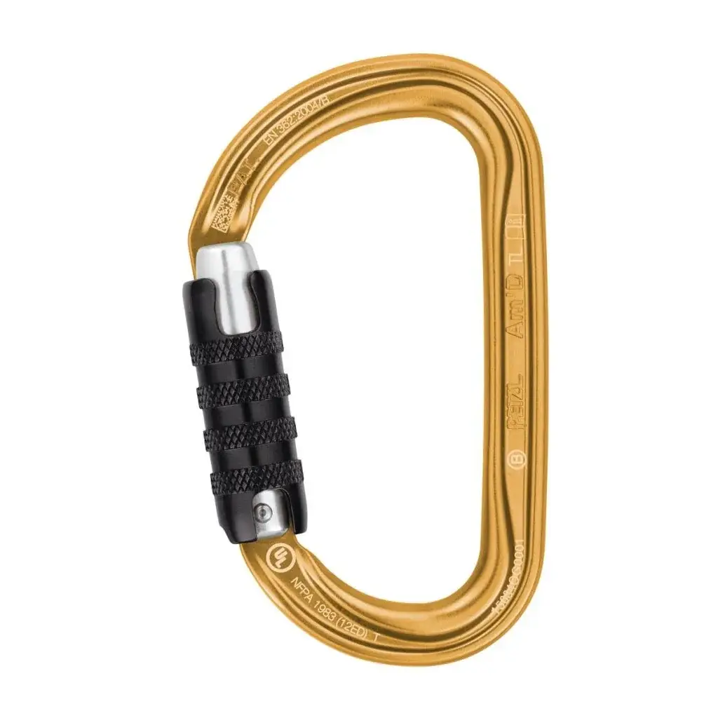 Petzl Karabiner Petzl Am´D Triact-Lock goud