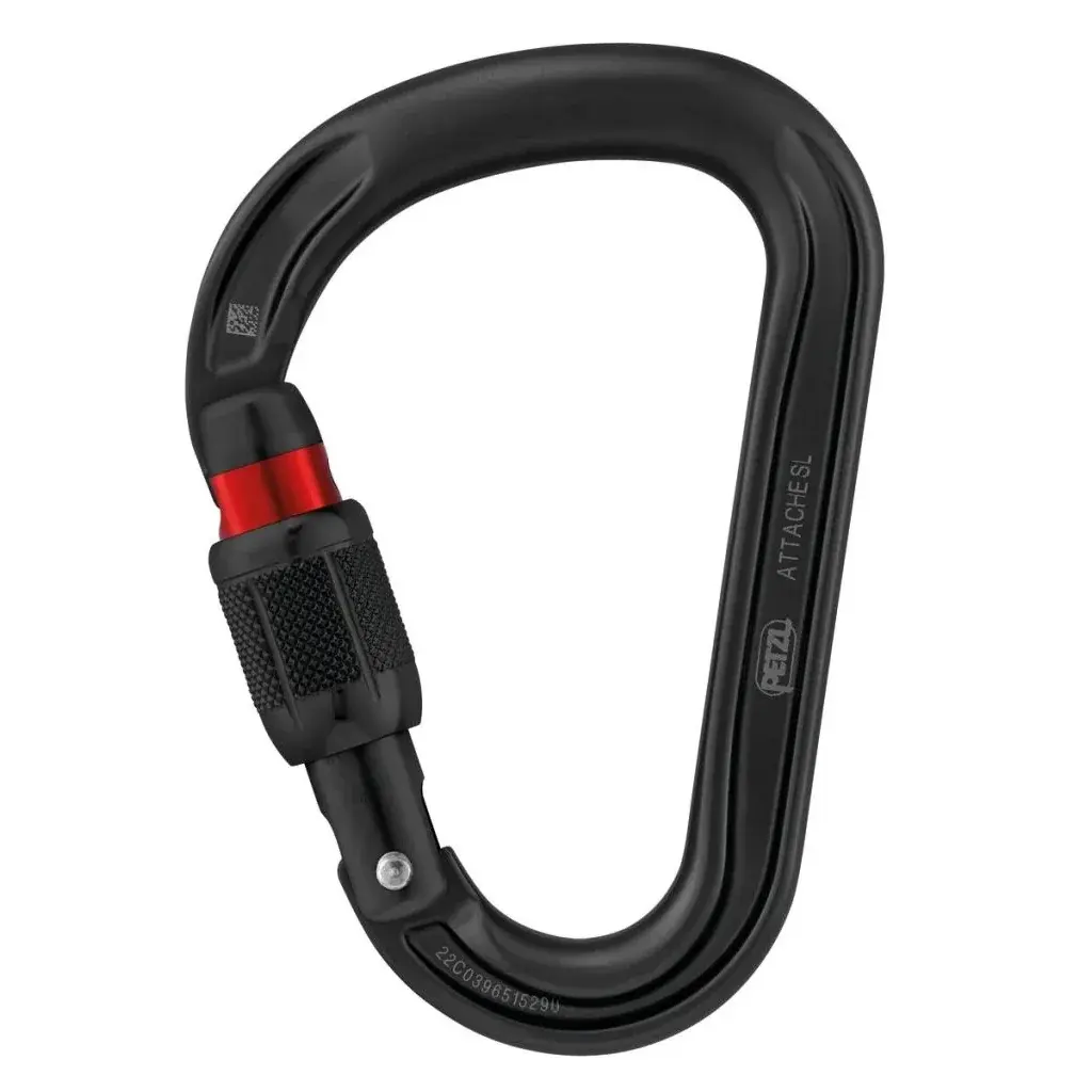 Petzl Karabiner Petzl Attache 2025 zwart