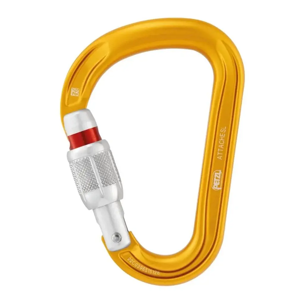 Petzl Karabiner Petzl Attache oranje