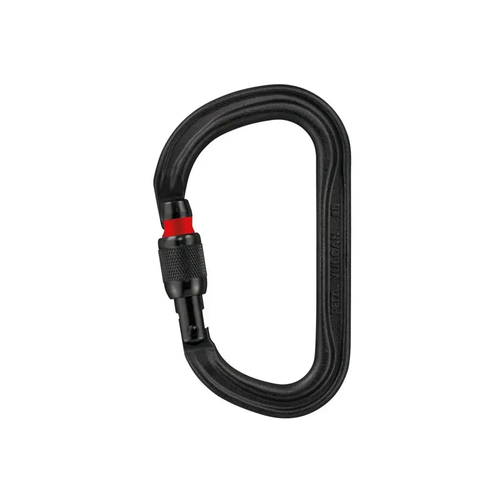 Petzl Karabiner Petzl Connector Vulcan Screw-lock black