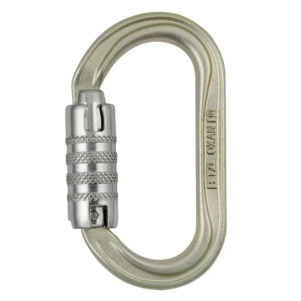 Petzl Karabiner Petzl Oxan Screw-Lock goud