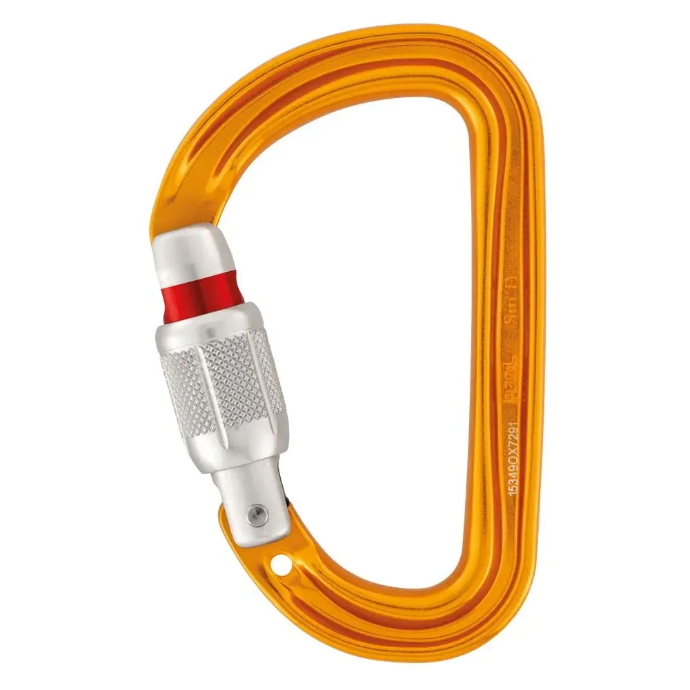 Petzl Karabiner Petzl Sm´D screw-lock oranje