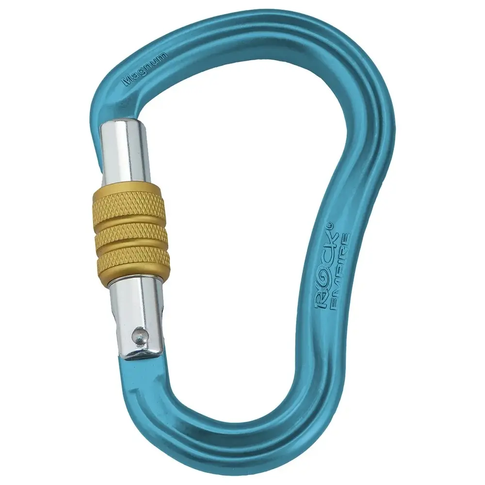 Rock Empire Karabiner Rock Empire HMS Magnum Screw azuurblauw