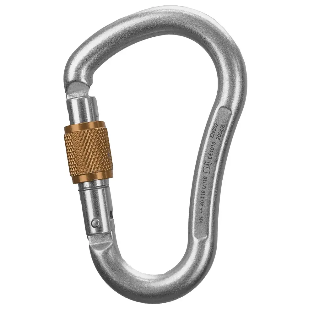 Stalen karabiner Rock Empire Magnum Steel S zilver one size