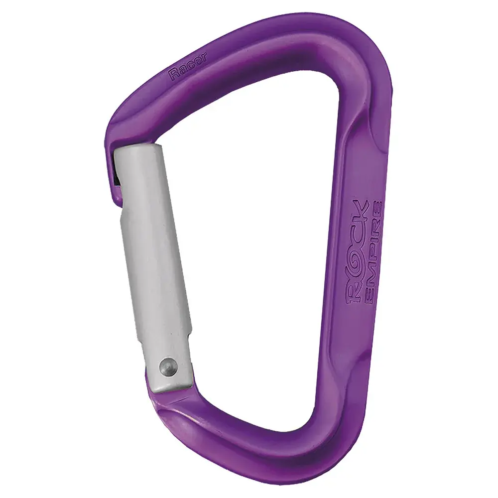 Klassieke karabiner Rock Empire Racer Straight Paars one size