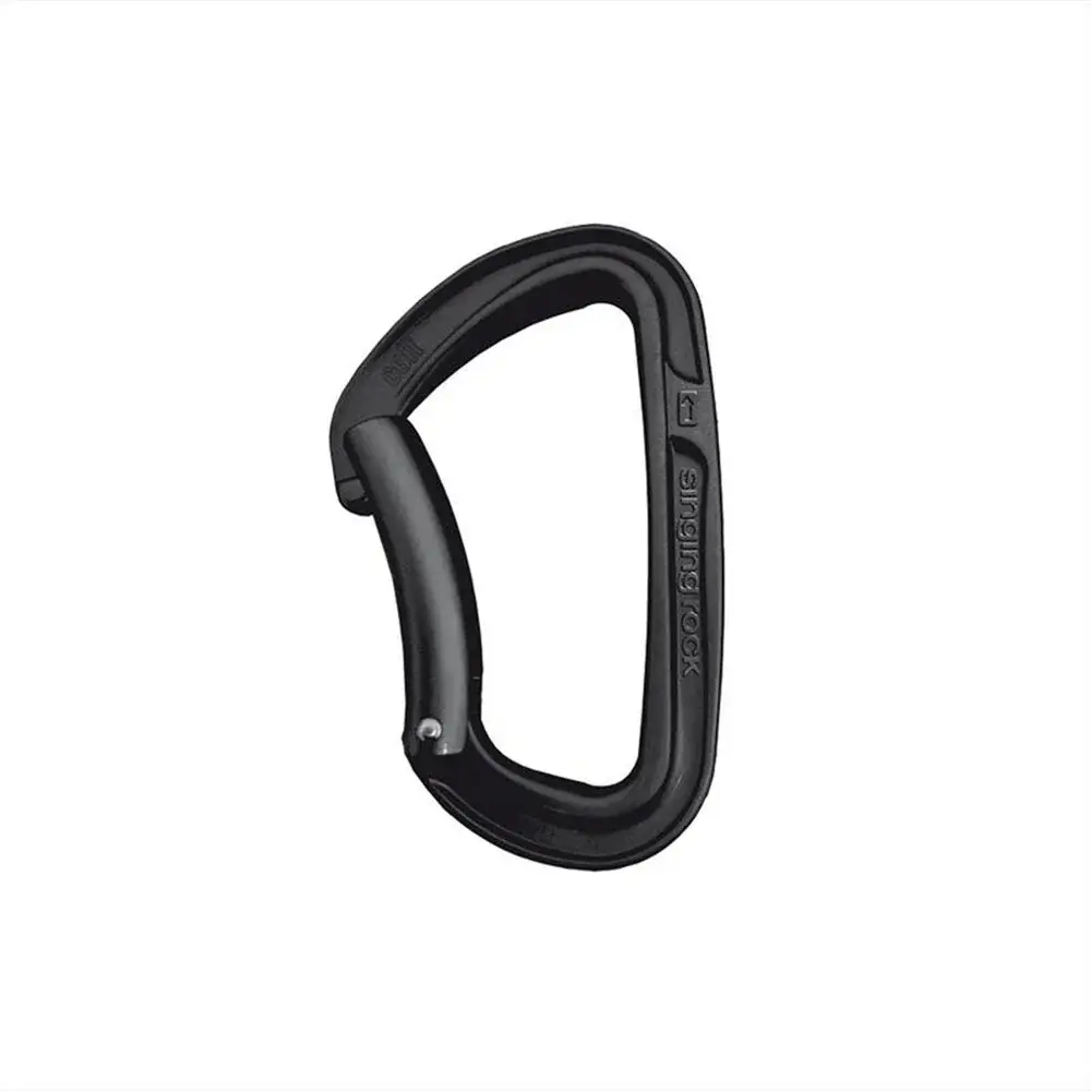 Singing Rock Karabiner Singing Rock COLT gebogen zwart