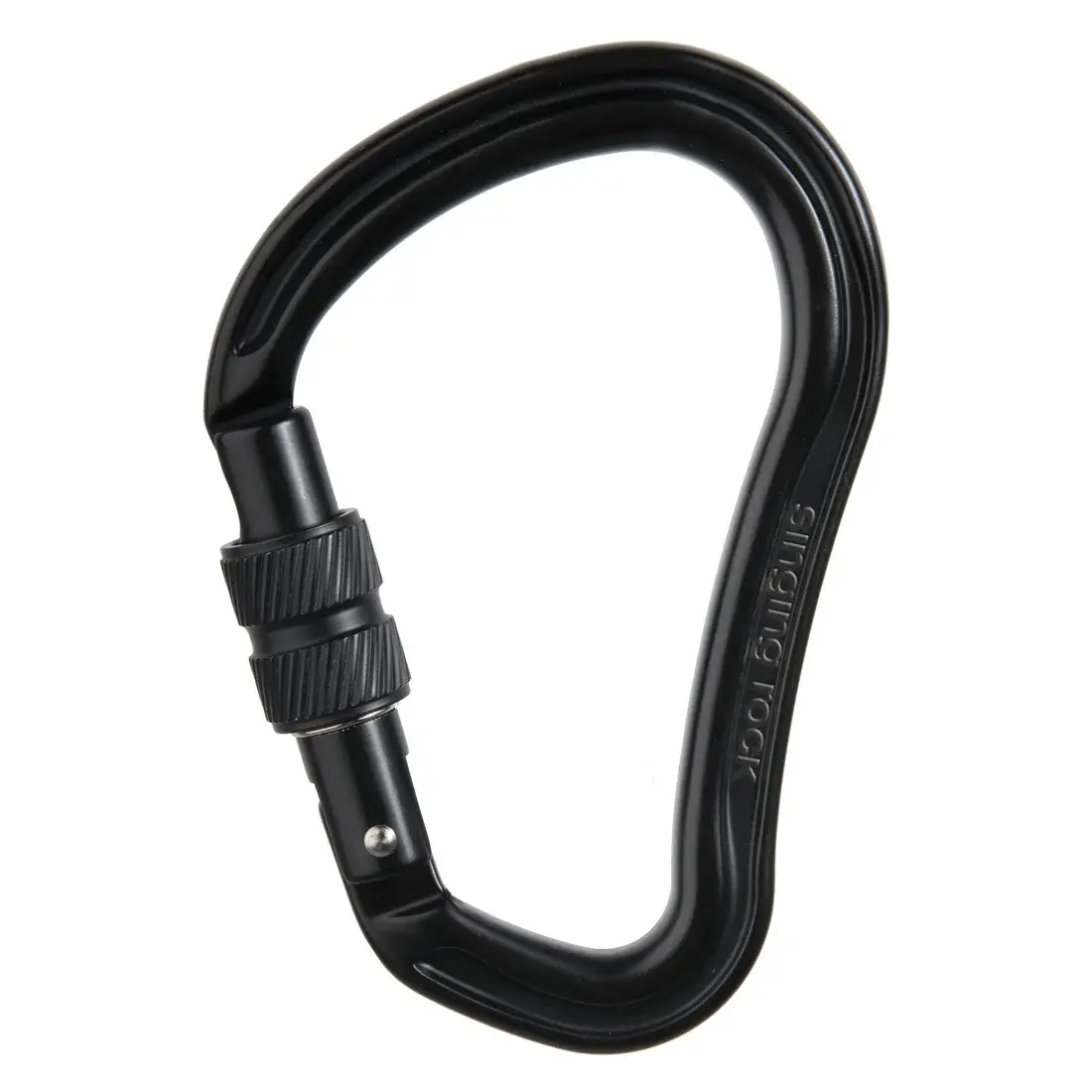 Singing Rock Karabiner Singing Rock Hector screw zwart