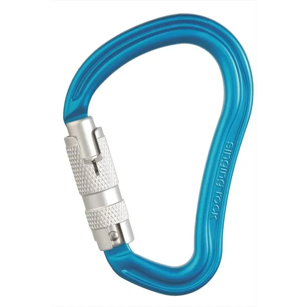 Singing Rock Karabiner Singing Rock HECTOR triple lock blauw