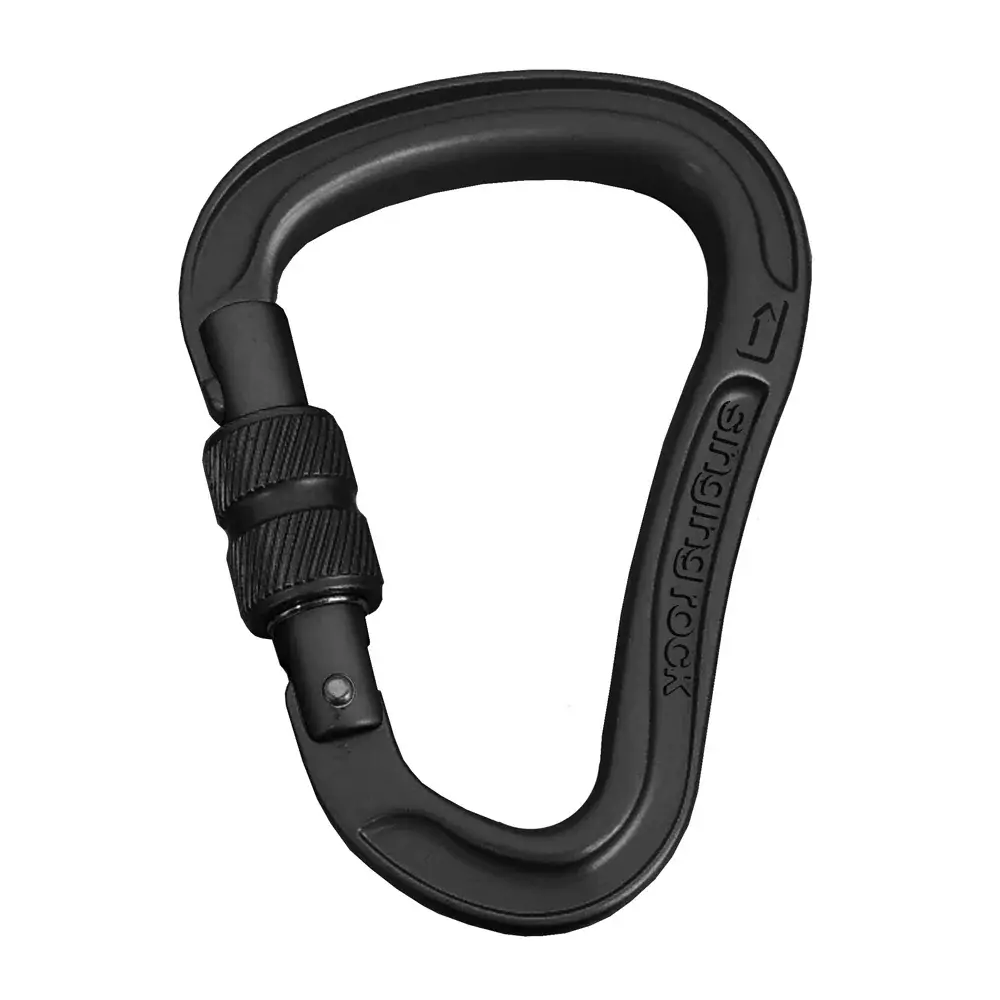 Singing Rock Karabiner Singing Rock HMS Bora screw zwart