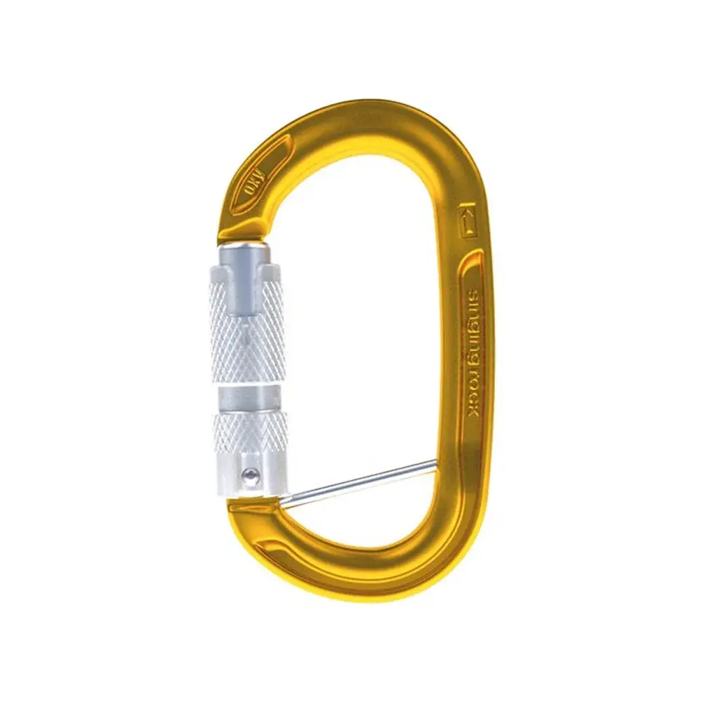 Karabiner Singing Rock OXY BC triple goud