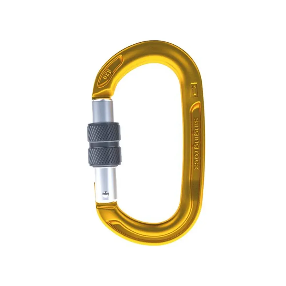 Singing Rock Karabiner Singing Rock OXY screw goud