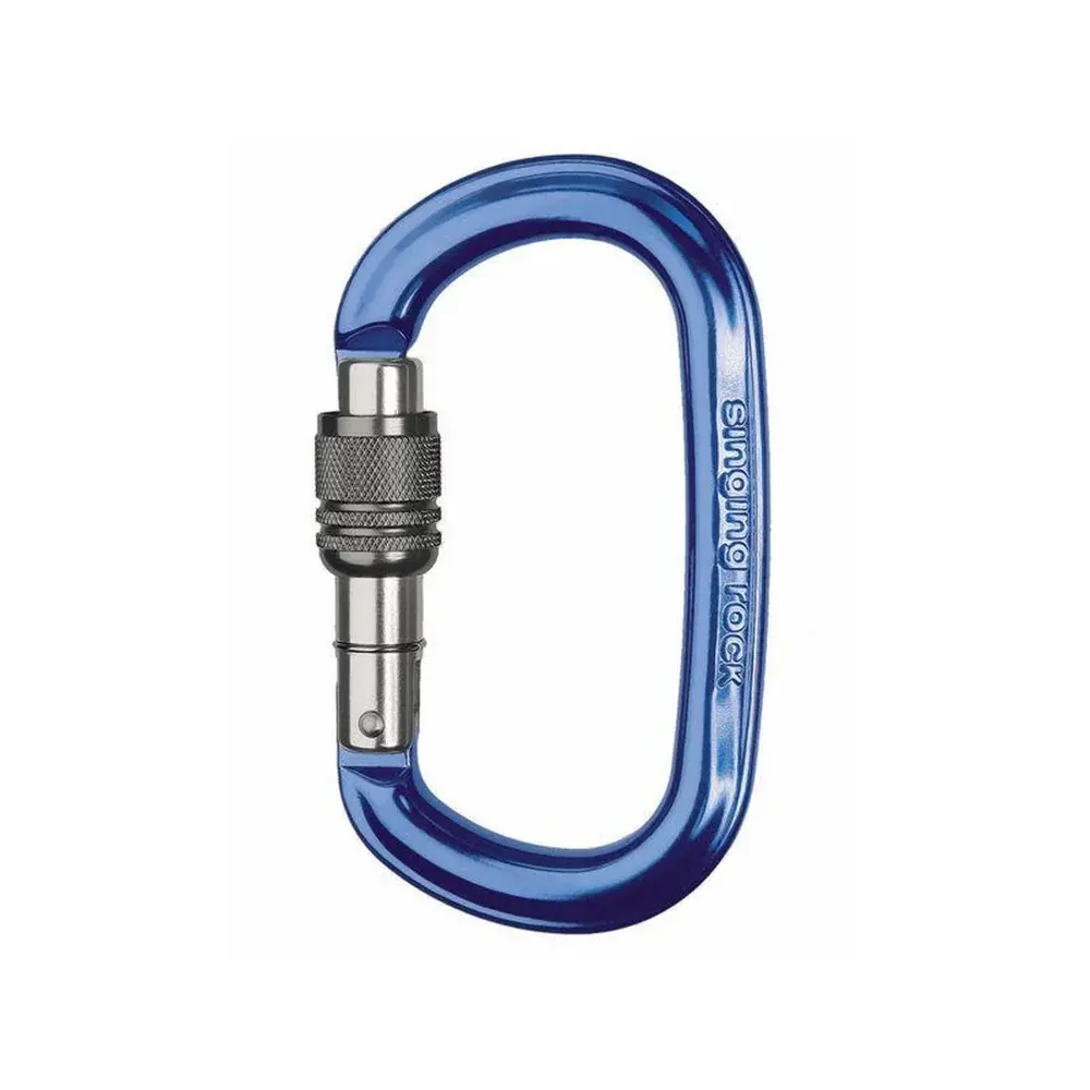 Singing Rock Karabiner Singing Rock OZONE screw blauw