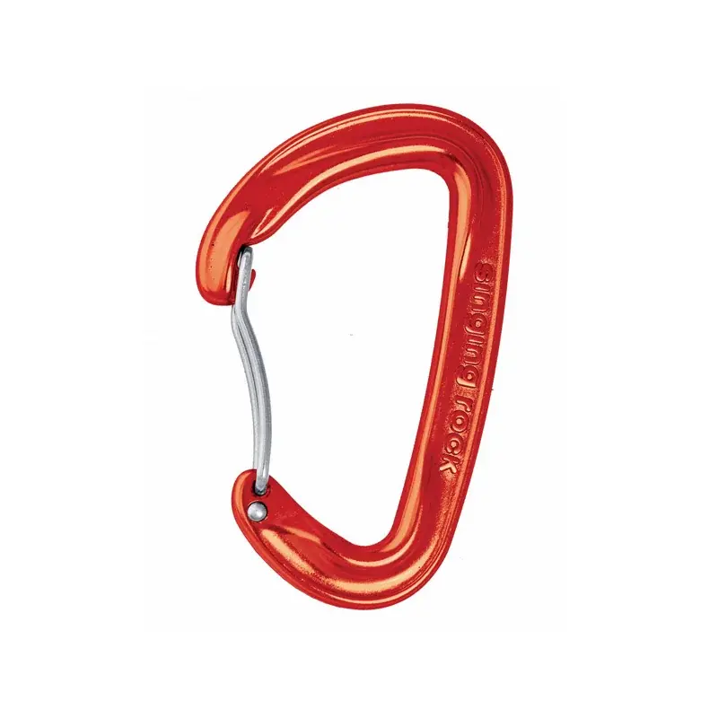 Singing Rock Karabiner Singing Rock VISION gebogen rood