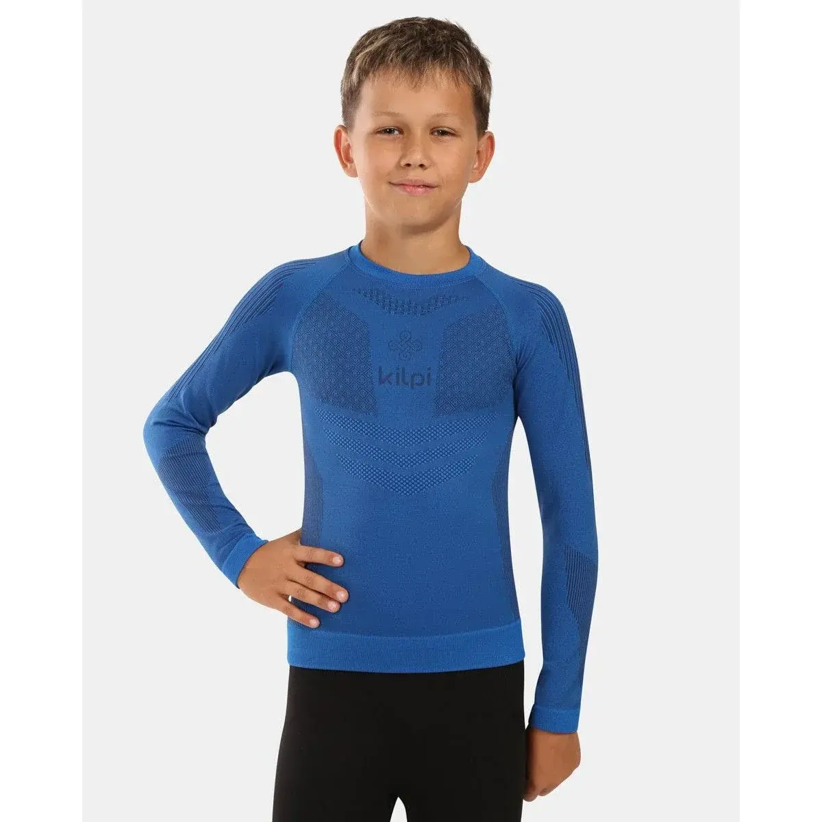 Jongens functioneel shirt Kilpi NATHAN-JB blauw