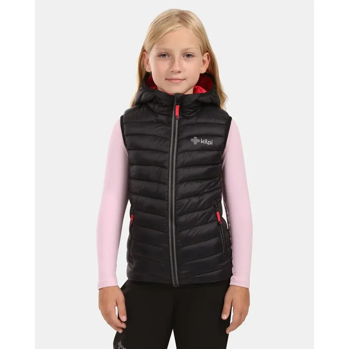 Kilpi Meisjes geïsoleerde bodywarmer zwart Kilpi TOMM-JG