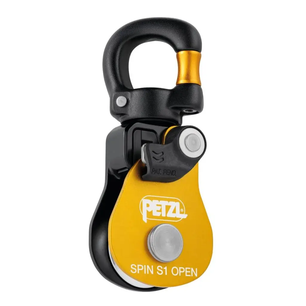 Katrol Petzl Spin S1 Open yellow