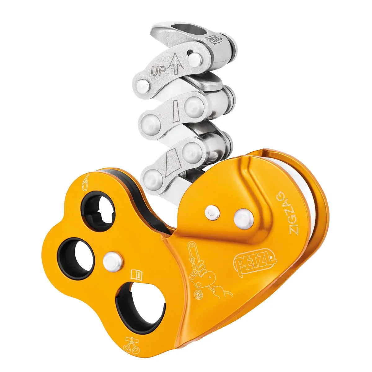 Petzl Katrol Petzl ZigZag oranje