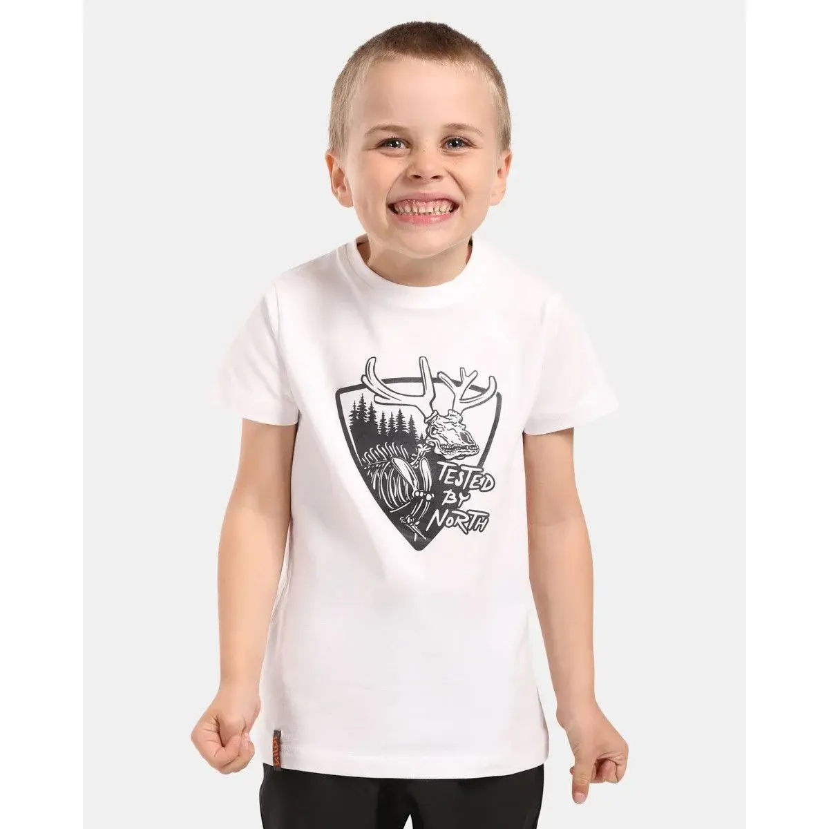 Kilpi Jongensshirt Kilpi SALO-JB wit
