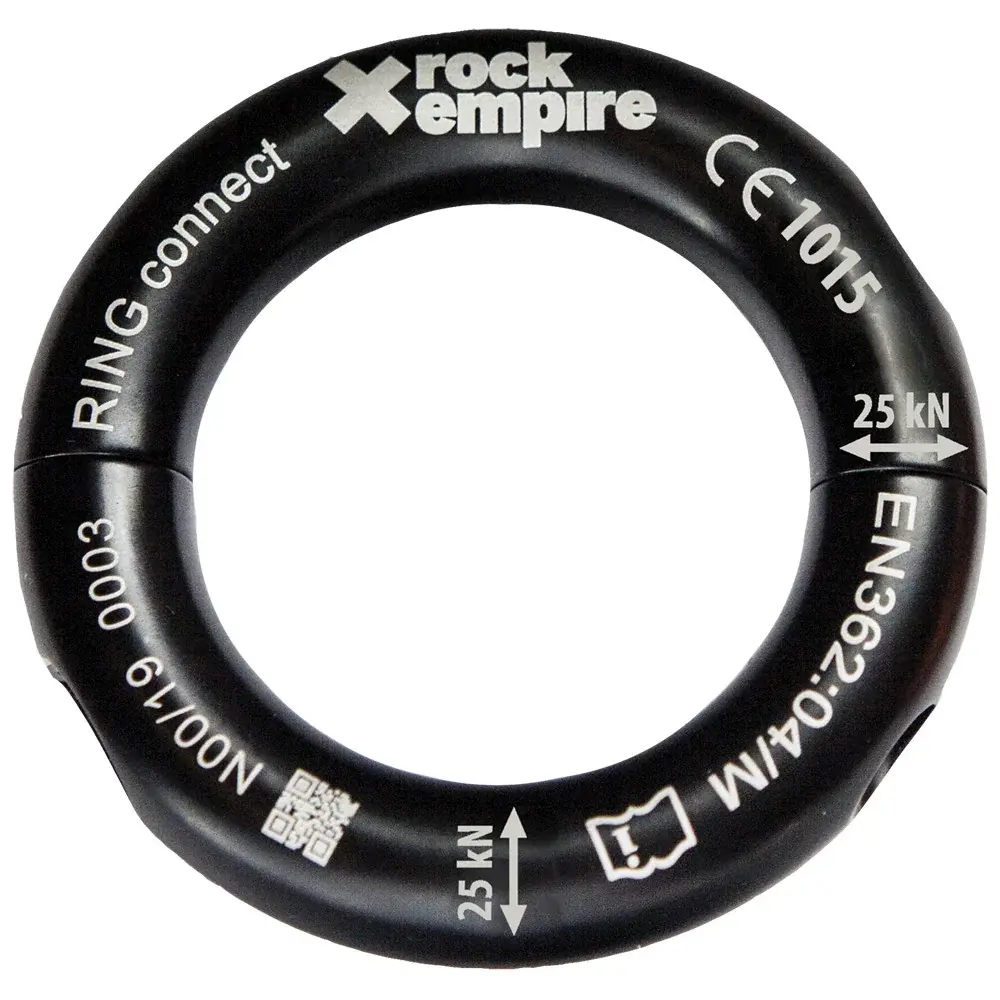 Rock Empire Ring Rock Empire Ring Connect Zwart one size