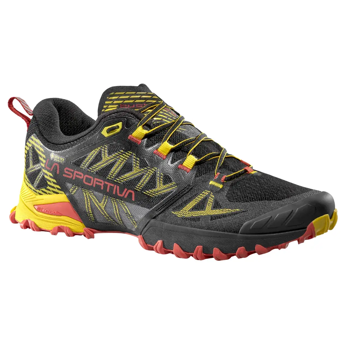 La Sportiva Heren hardloopschoenen La Sportiva Bushido III GTX Black/Yellow