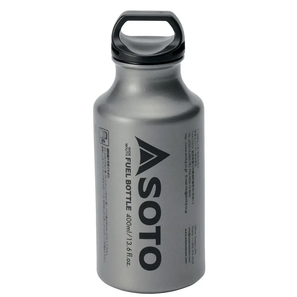 SOTO Brandstoffles SOTO Fuel bottle 400 ml grijs