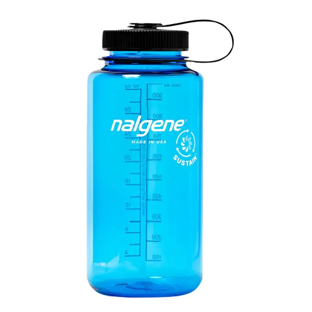 Nalgene Fles Nalgene Wide-Mouth 1000ml slate blue sustain