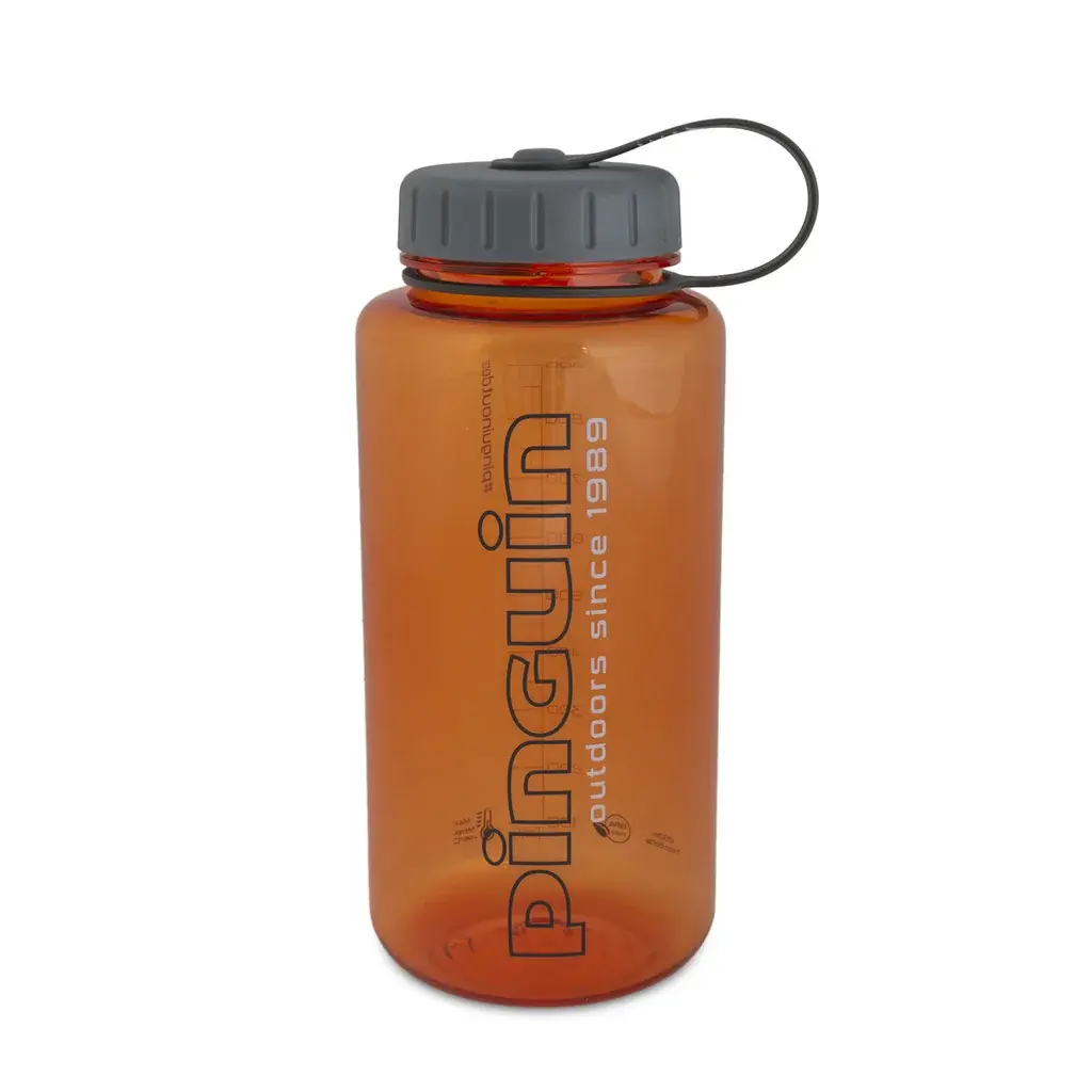 Pinguin Fles PINGUIN Tritan Fat Bottle 1000ml orange