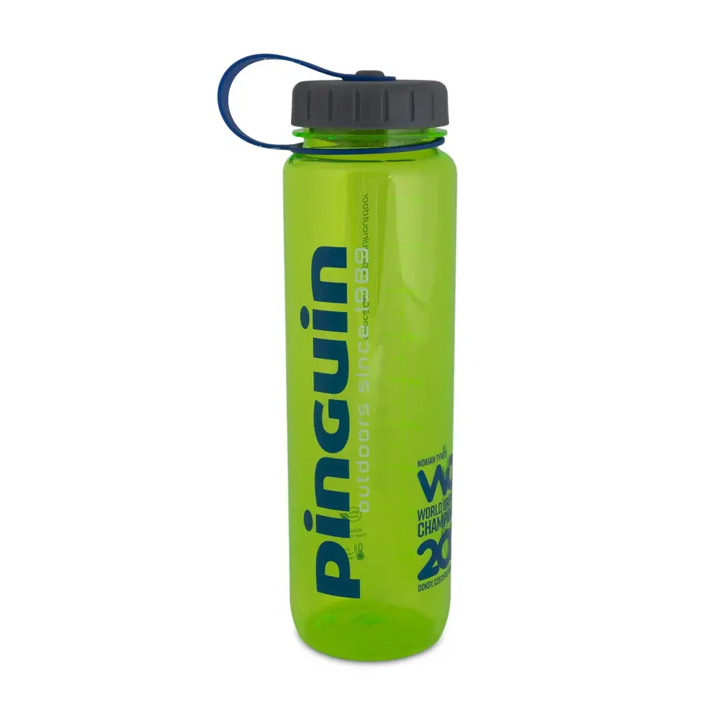 Pinguin Fles Pinguin Tritan Slim Bottle 1000ml green