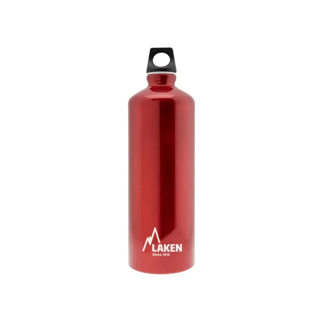 Fles LAKEN aluminium Futura 1000 ml rood