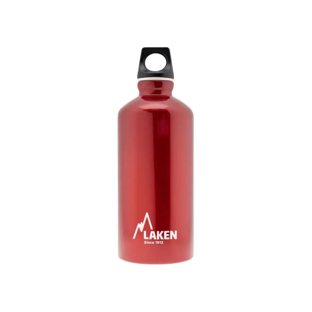 Fles LAKEN aluminium Futura 600 ml rood