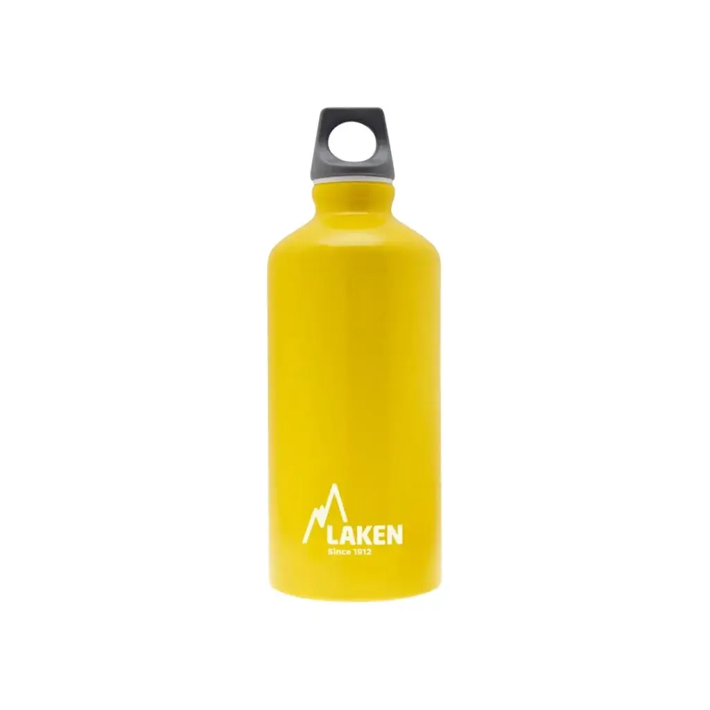 Fles LAKEN aluminium Futura 600 ml geel