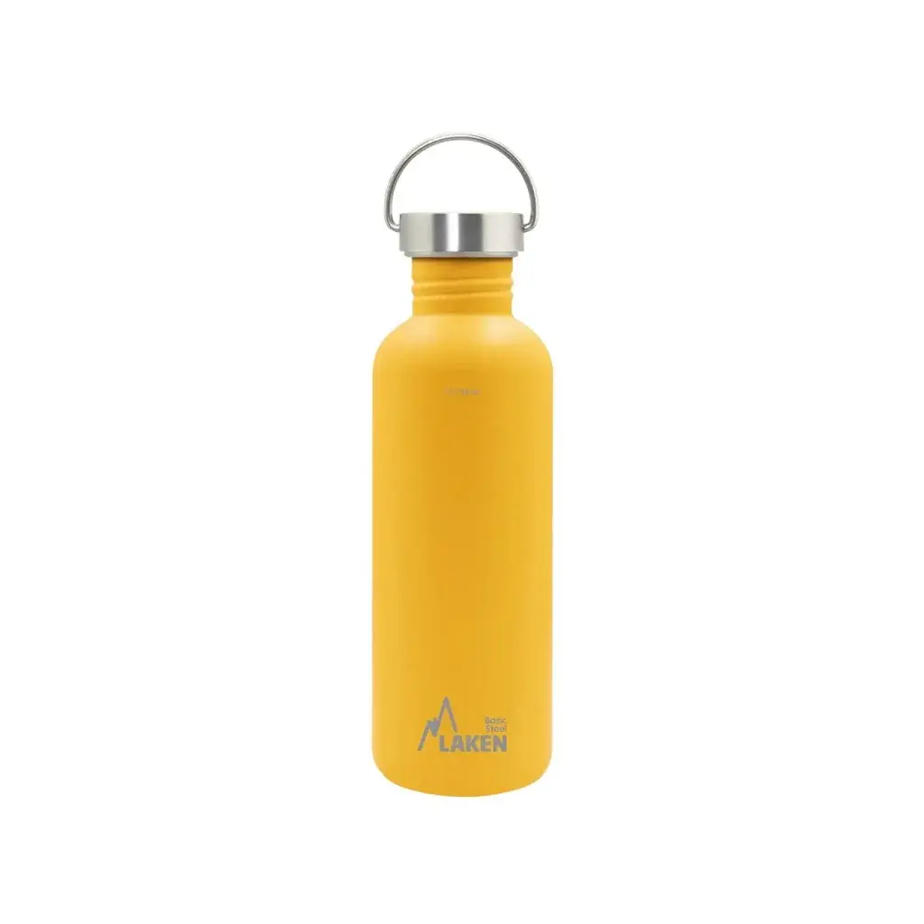 LAKEN Fles LAKEN staal Basic Vintage 1000 ml geel