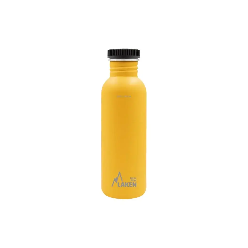 LAKEN Fles LAKEN staal Plain 750 ml geel