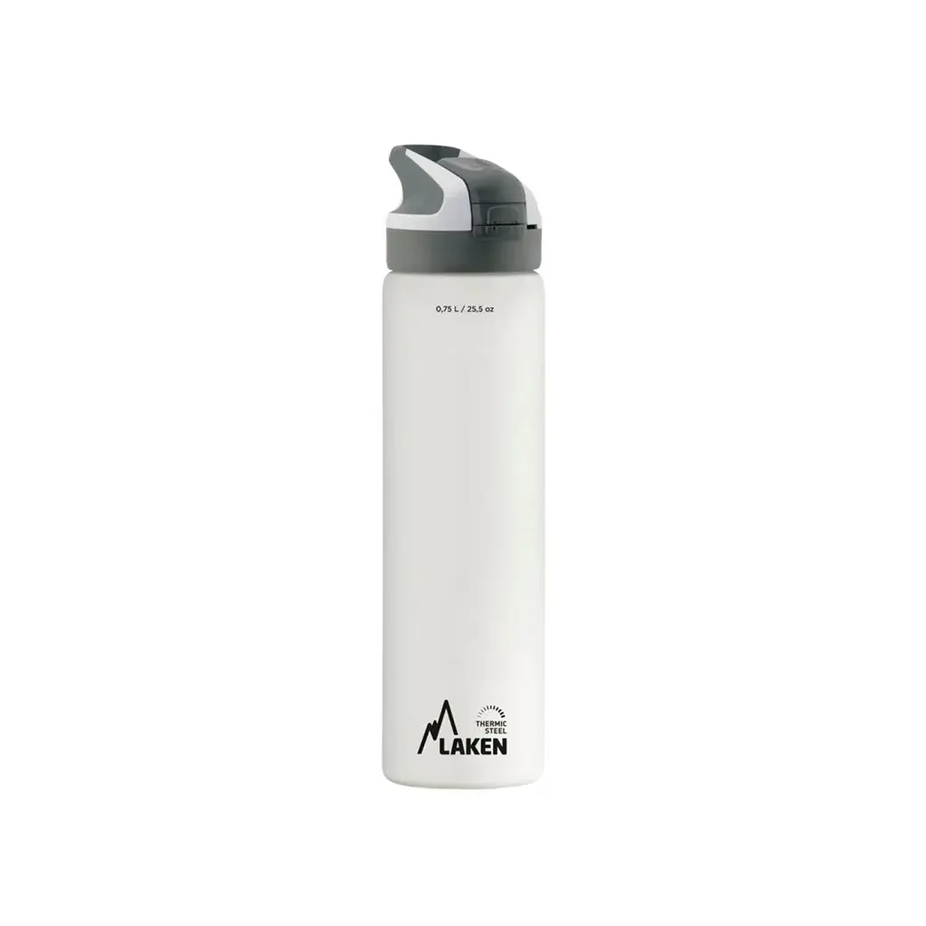 Thermosfles LAKEN staal Summit 750 ml wit