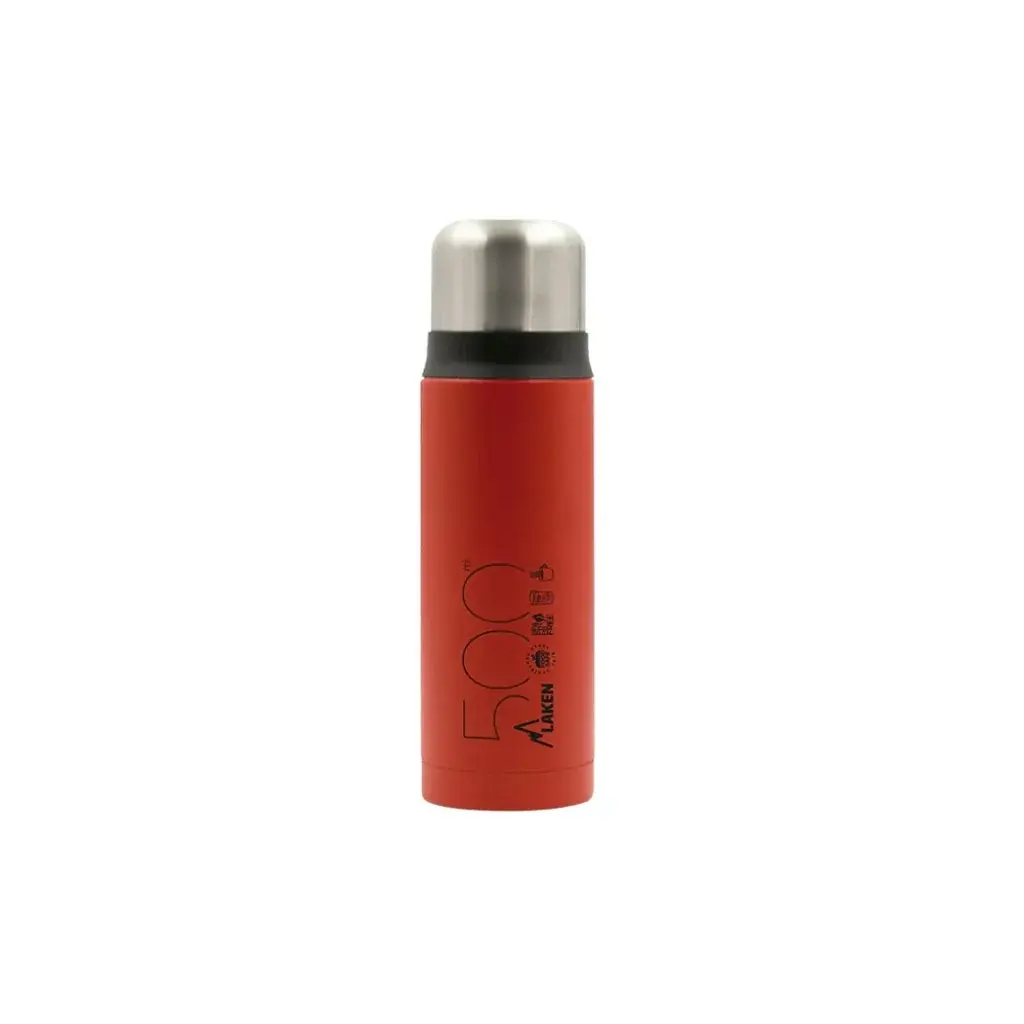 LAKEN Thermosfles LAKEN staal 500 ml rood