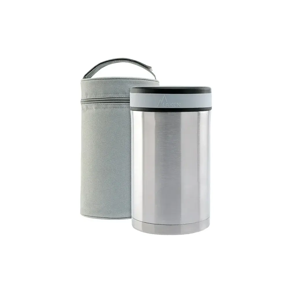 LAKEN Thermosfles LAKEN staal voor eten 1500 ml