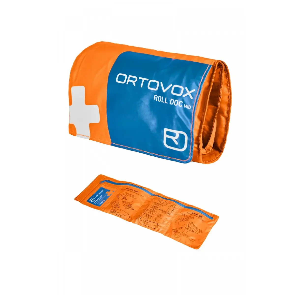 Ortovox EHBO-set Ortovox First Aid Roll Doc Mid shocking orange