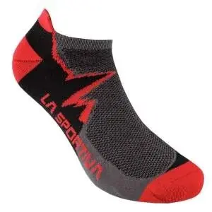La Sportiva Klimsokken La Sportiva Climbing Socks Carbon/Mountain Red